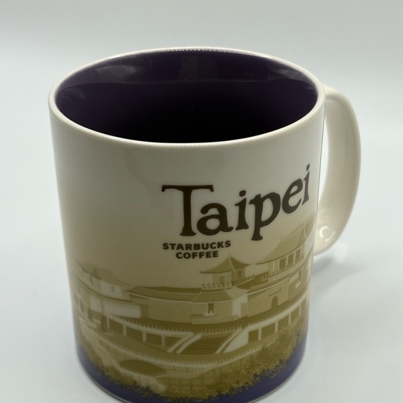 2018 Starbucks Taipei  Global Icon Collector Series Ceramic Coffee Mug 16 Ozs - Picture 4 of 12